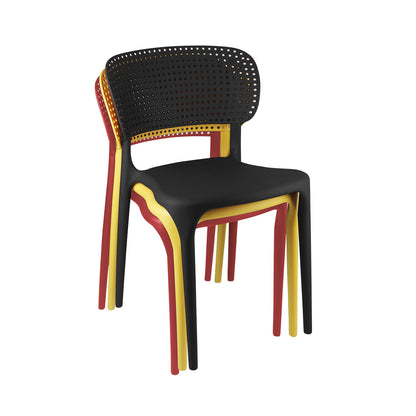 Pack 4 Sillas De Exterior Apilables Marilyn 75x47x49,5cm Thinia Home_5