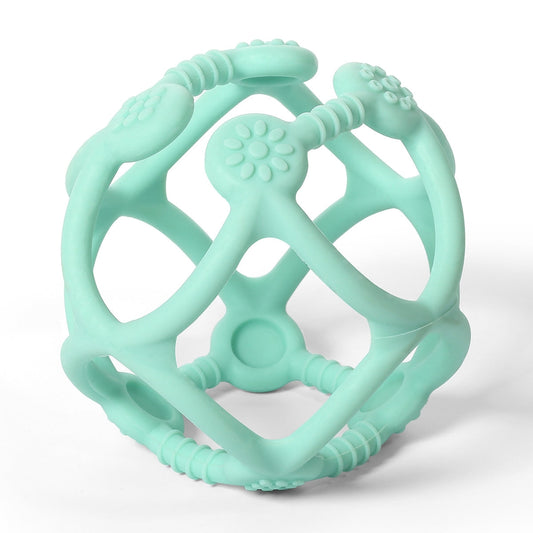 Babyono Mordedor De Silicona Pelota Ergonomica | Alivio Real Para Encías Y Manos Ocupadas_0