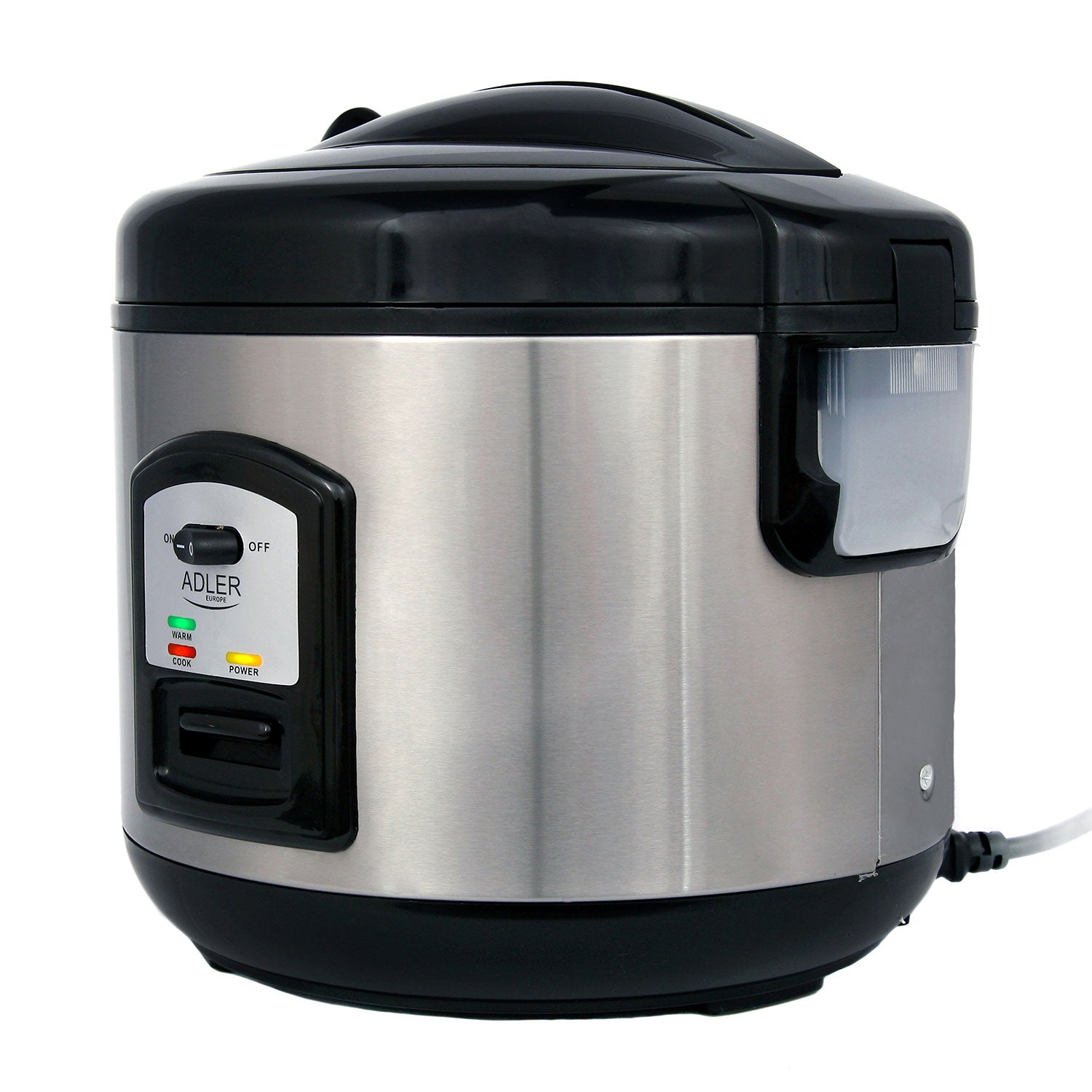 Arrocera, Cocedero De Arroz, 1,5 L, Función Cocinar Y Mantener Caliente, Apagado Automático Adler Ad6406 Plata_1
