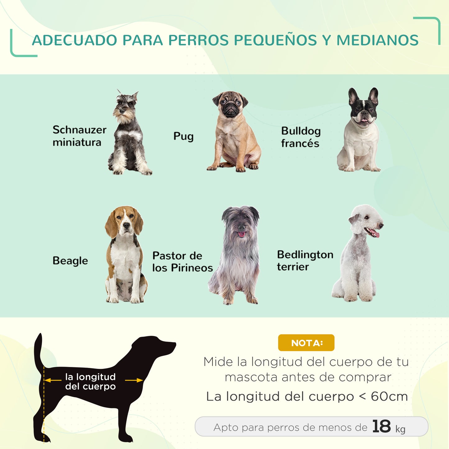 Pawhut Cama Elevada De Perros Mascota Transpirable Con Almohada Extraíble_3