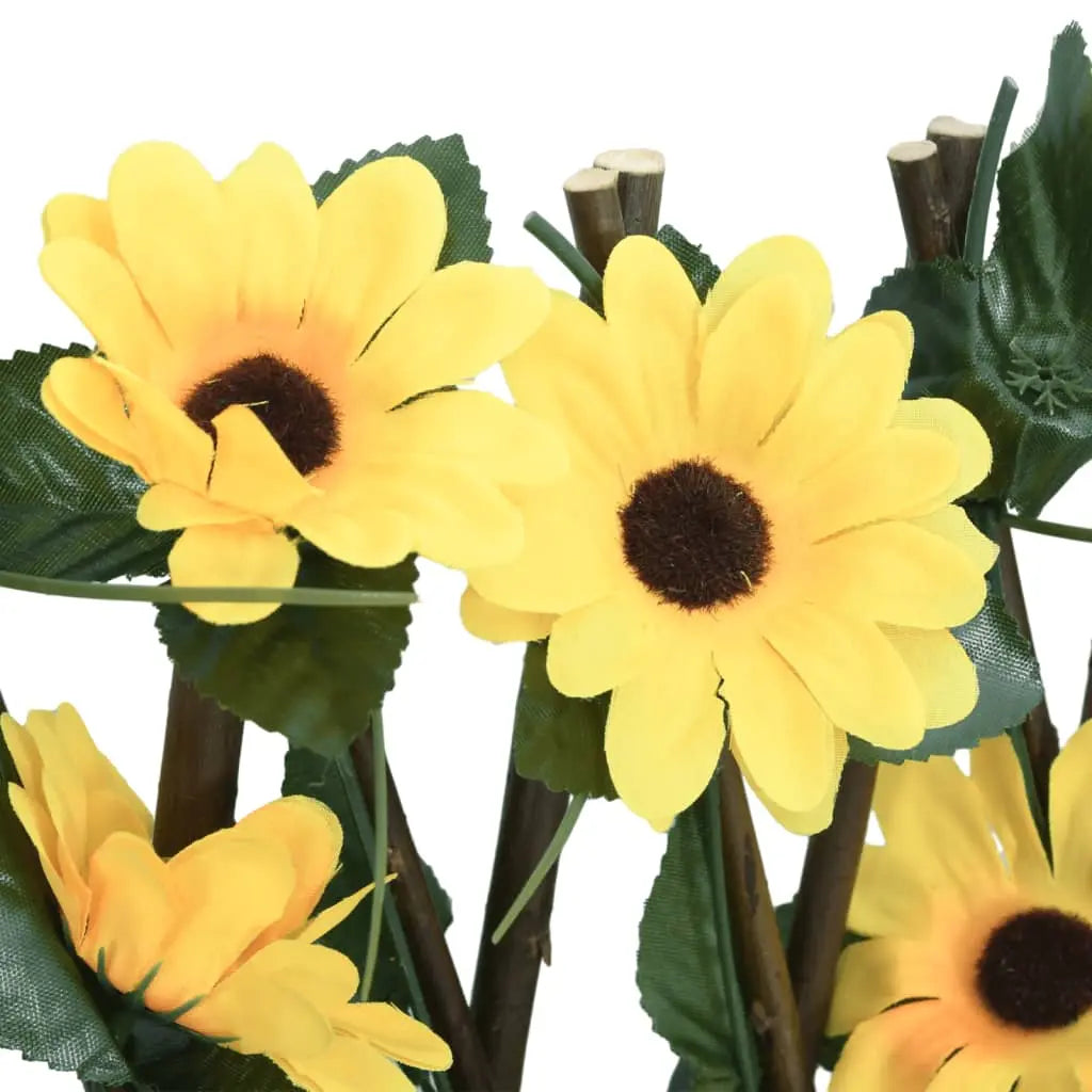 Enrejado Expansible Hiedra Artificial Amarillo 5 Uds 180x60 Cm / Vetonek_2