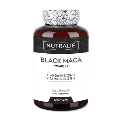 Nutralie Maca negra andina complex + vitaminas B6 + B12, 120 cápsulas