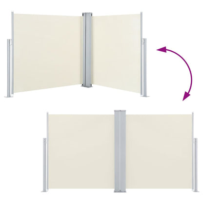 Vidaxl Toldo Lateral Retráctil Color Crema 140x1000 Cm_4