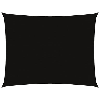 Vidaxl Toldo De Vela Rectangular Tela Oxford Negro 3x6 M_0