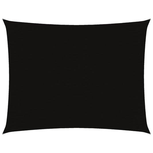Vidaxl Toldo De Vela Rectangular Tela Oxford Negro 3x6 M_0