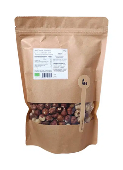 Avellana Tostada Eco (bolsa Kraft 400g).