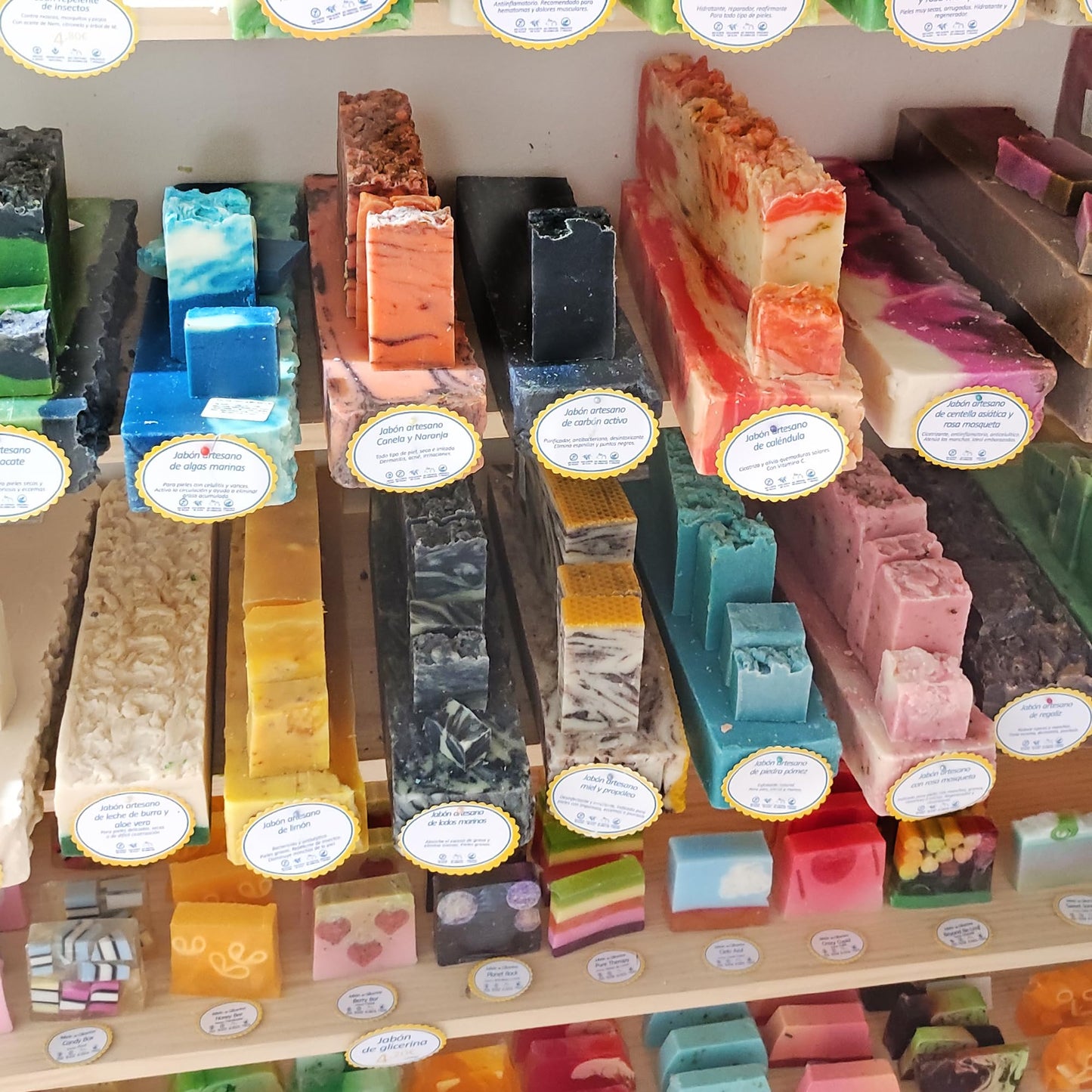 2 Barra Jabón Artesano De Árbol De Té 1.2kg Venta Por Mayor. Evita El Acné. Apto Para Higiene Íntima. Exfoliante Suave_3