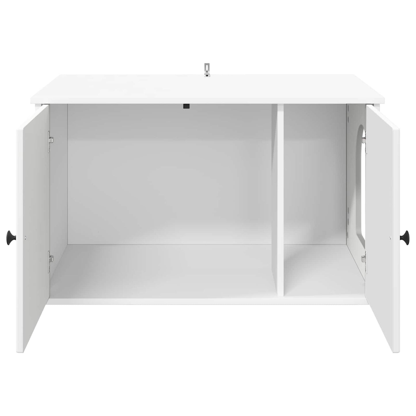 Casa Para Gatos 85 X 55 X 50,5 Cm Madera De Ingeniería_5