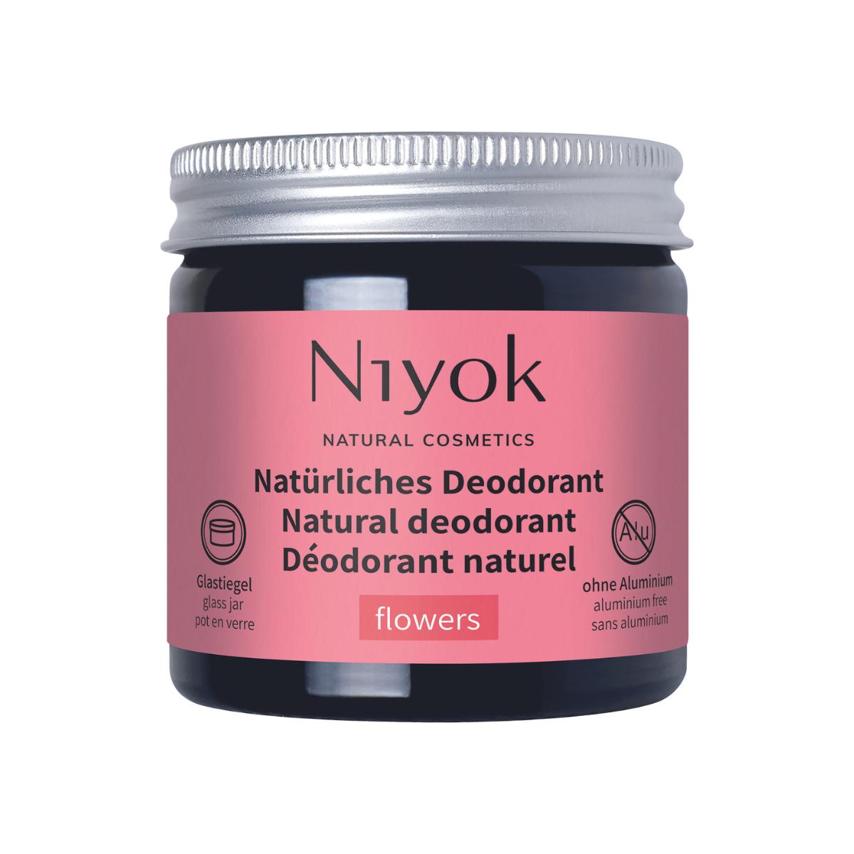 Desodorante + Antitranspirante Flowers Niyok 40 ml