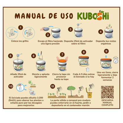 Kuboshi Extra: Pack De Compostaje Bokashi_5