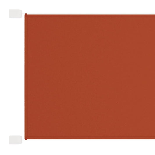 Vidaxl Toldo Vertical Terracota Tela Oxford 100x1200 Cm_0