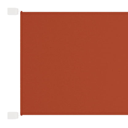 Vidaxl Toldo Vertical Terracota Tela Oxford 60x600 Cm_0