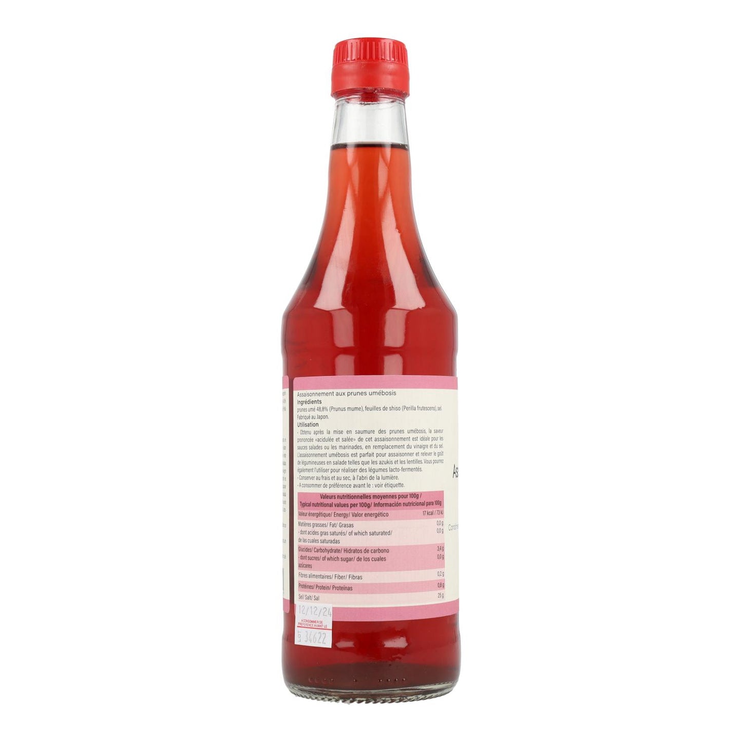 Vinagre Umeboshi Celnat, 500 ml