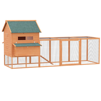 Pawhut Gallinero De Madera Grande Exterior_0