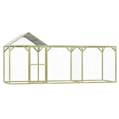 Vidaxl Gallinero De Madera De Pino Impregnada 4,5x1,5x2 M_0