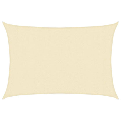 Vidaxl Toldo De Vela Crema Hdpe 160 G/m² 3x5 M_0