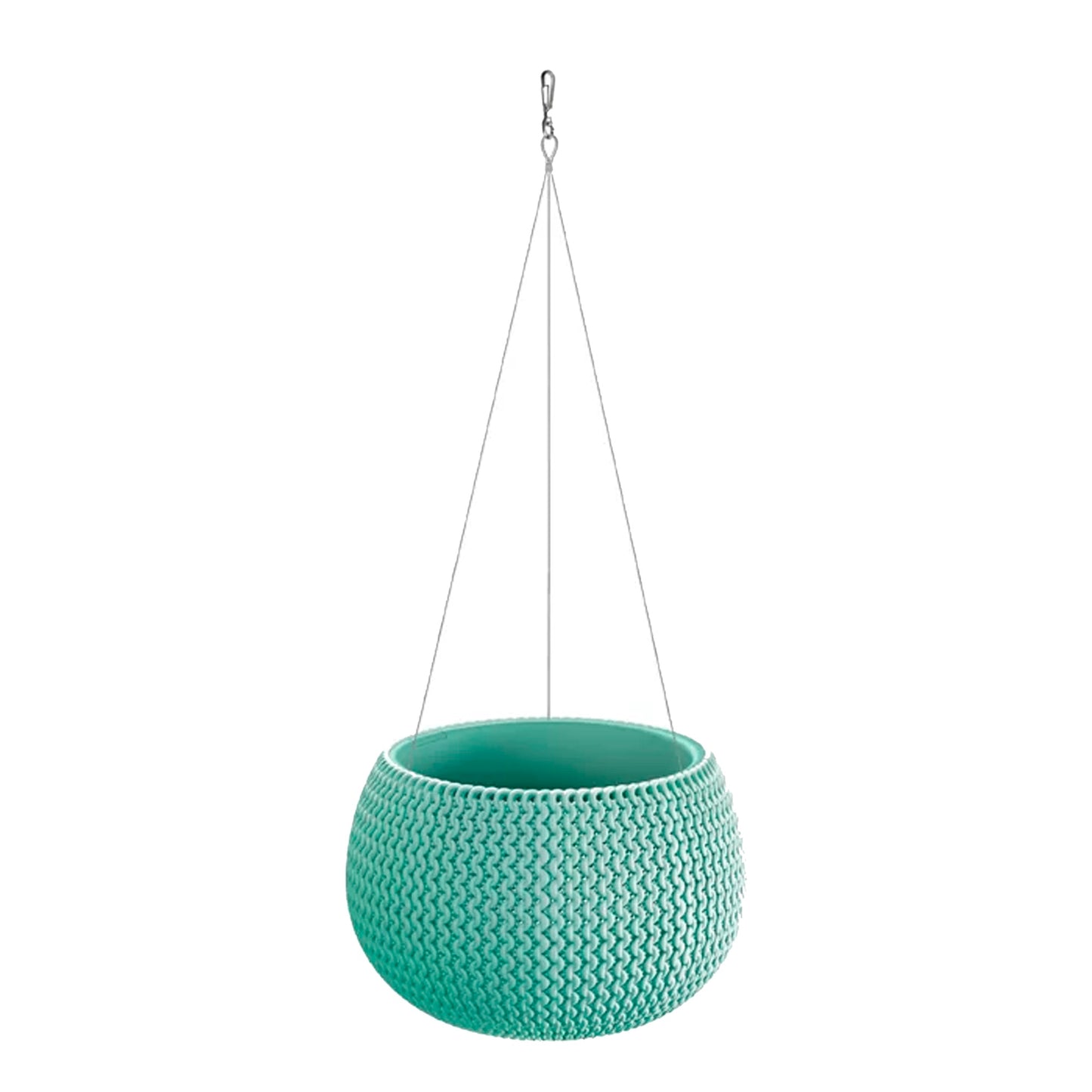Maceta Splofy Bowl Ws, Con Depósito, Dimensiones (mm) 239x239x161, Color Azul Claro_0