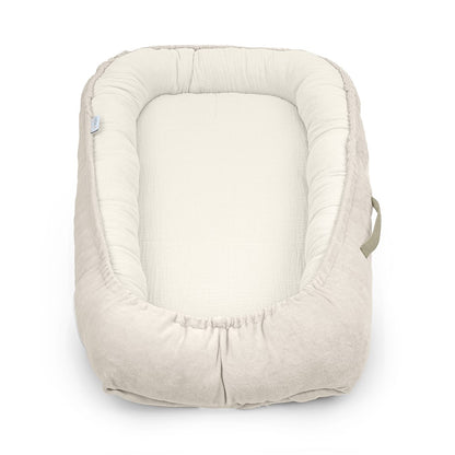 Cuna Nido Colecho Bebe Muselina Vanilla