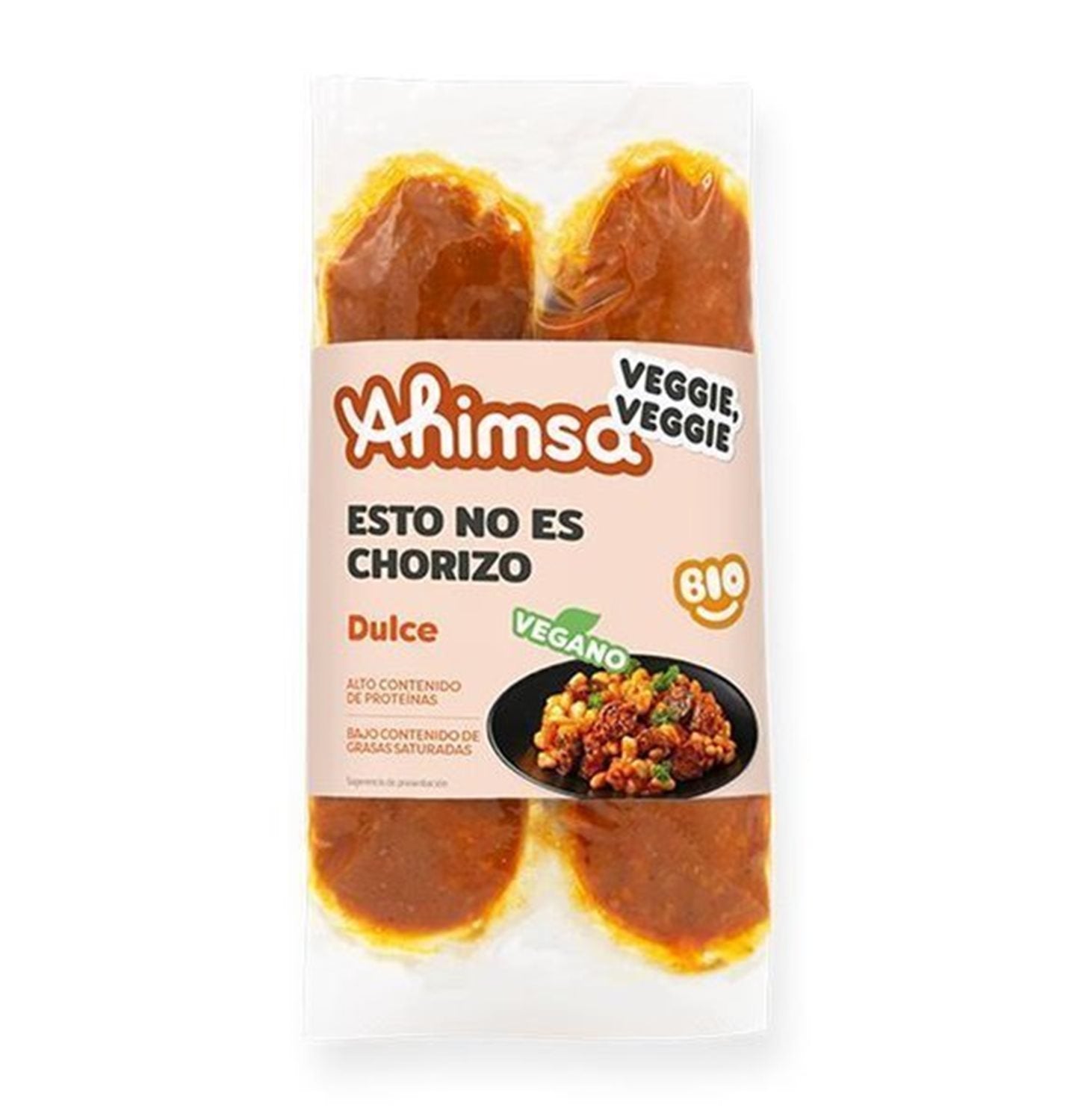 Chorizo Dulce Vegano Eco Ahimsa 230 G_0