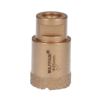 Corona Diamante Para Amoladora Ø 35 Mm. Conexión Rosca M14. Corte Seco_0