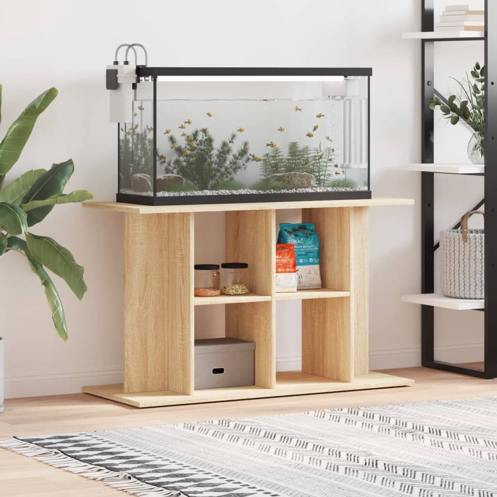 Vidaxl Soporte Para Acuario De Roble Sonoma 100x40x60 Cm De Madera De Ingeniería_1