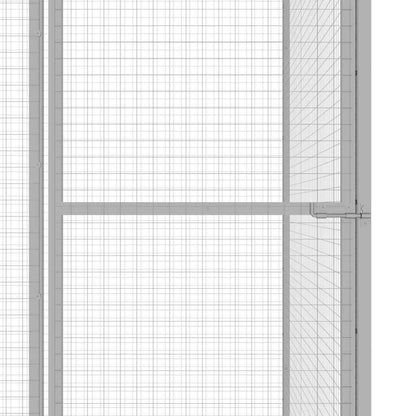 Vidaxl Jaula Para Gatos Acero Galvanizado 6x3x2,5 M_3