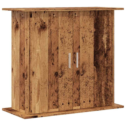 Vidaxl Soporte Para Acuario Madera Ingeniería Envejecida 81x36x73 Cm_0