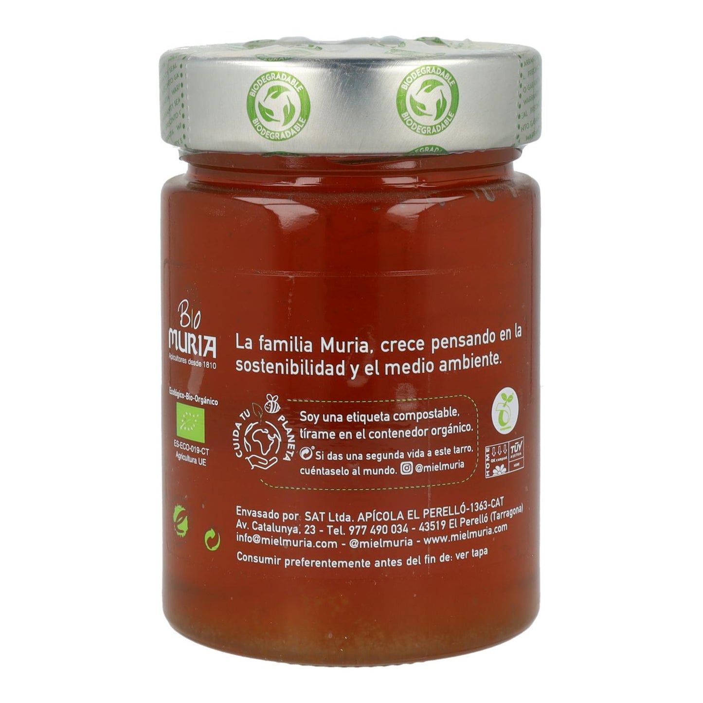 Miel de Eucalipto Eco Muria 470 g