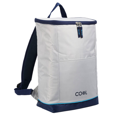 Well Home Mochila Cooler Bag 25 Litros En Poliéster 420d Con Ribete En Azul Neón_0