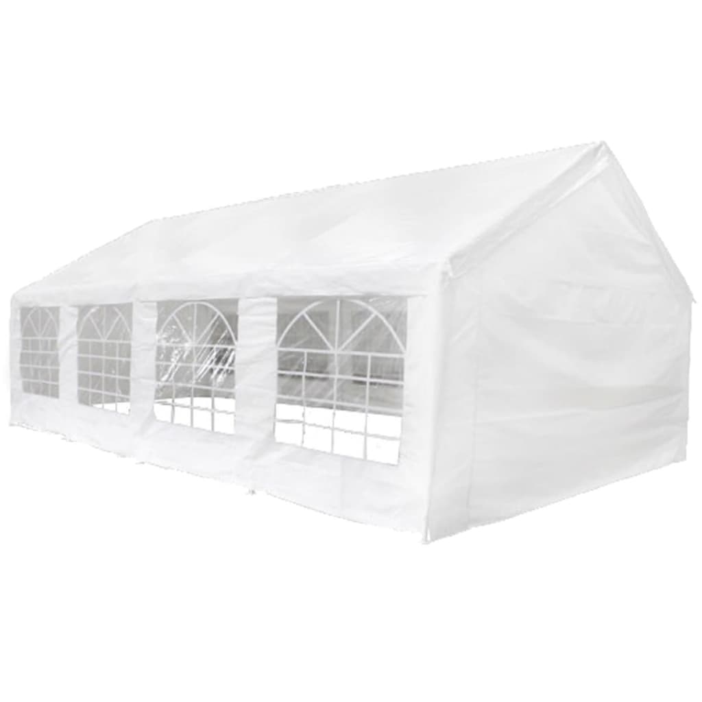 Vidaxl Carpa De Fiesta Blanca 8x4 M_0