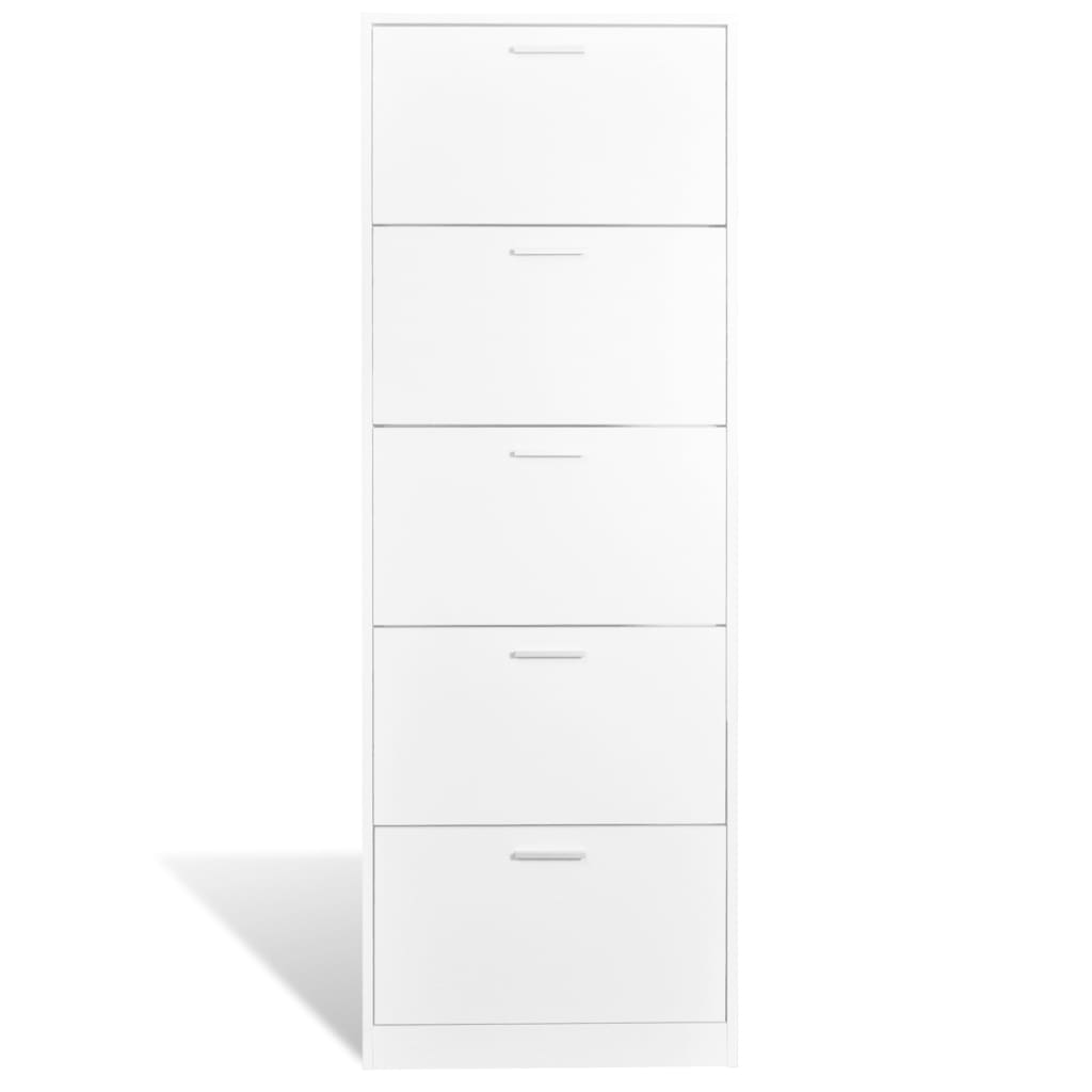 Mueble Zapatero Blanco Con 5 Compartimentos / Vetonek_1