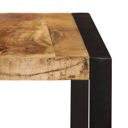Mesa De Comedor De Madera Maciza De Mango Rugosa 180 Cm_2