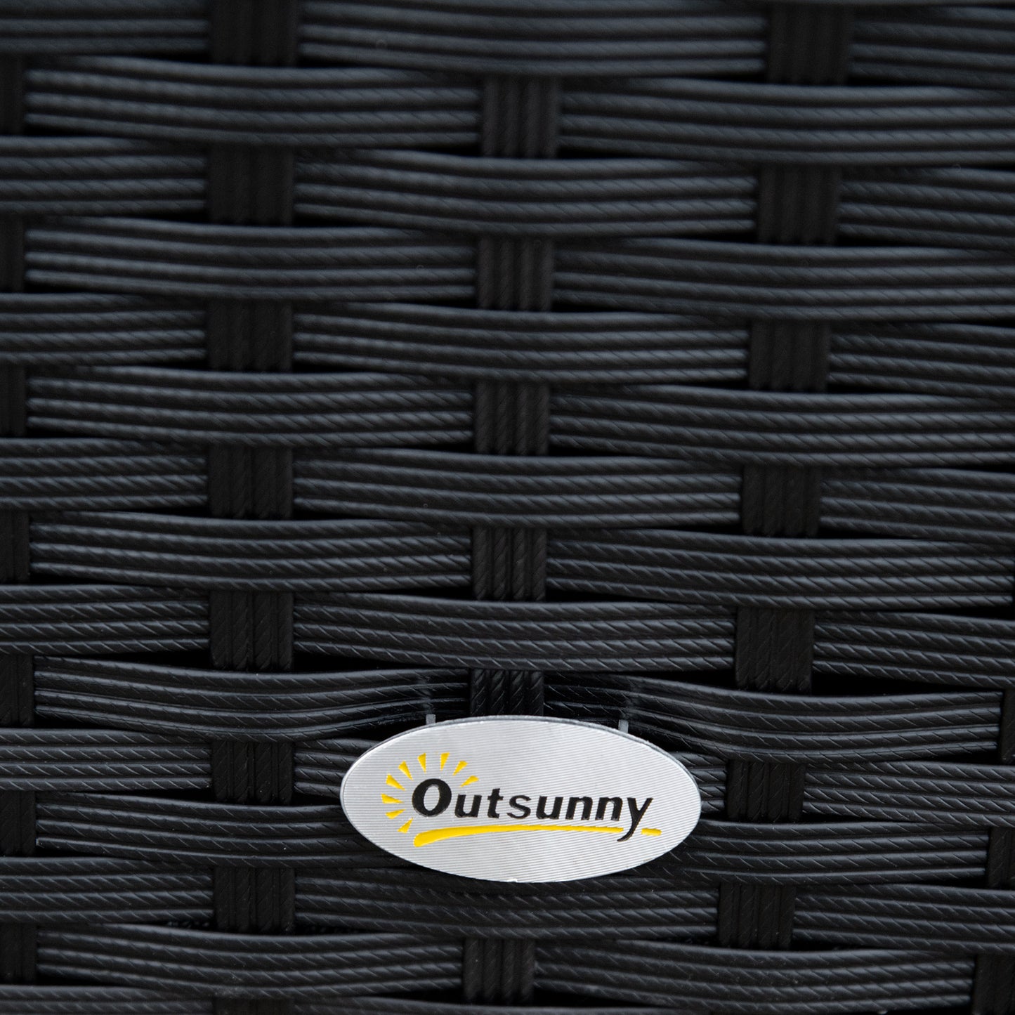 Outsunny Conjunto Muebles De Jardín De Ratán 7 Piezas Mesa Sofás Taburetes Con_4