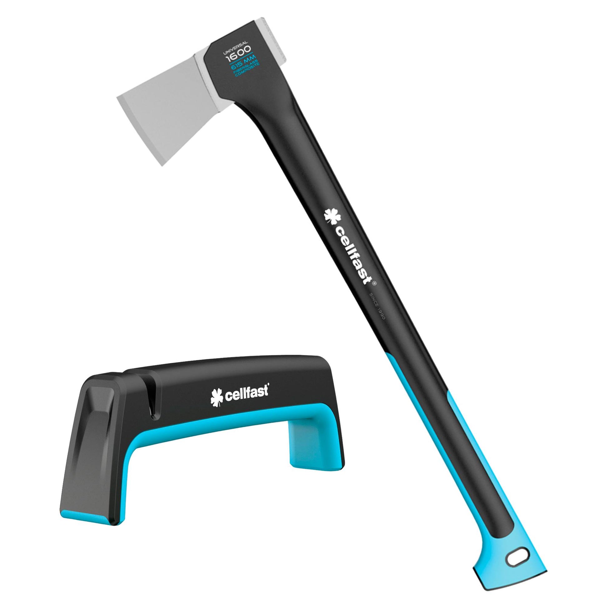 Hacha Universal U1600 + Afilador Universal Energo