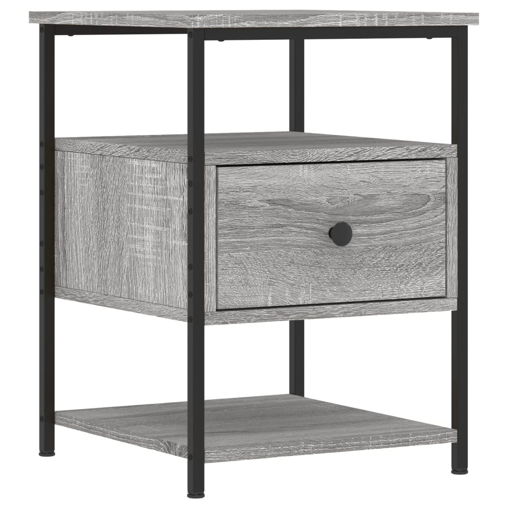 Mesitas Noche 2 Uds Madera Ingeniería Gris Sonoma 40x42x56 Cm_1