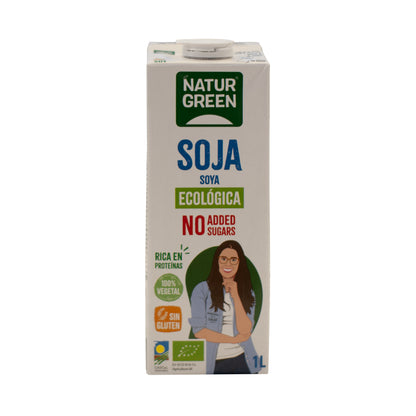 Bebida de Soja Nature sin Azúcares NaturGreen, 1 L
