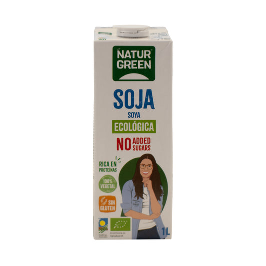 Bebida de Soja Nature sin Azúcares NaturGreen, 1 L