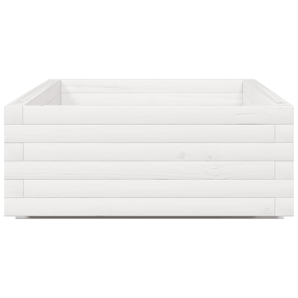 Jardinera De Madera Maciza De Pino Blanco 110x60x26,5 Cm_5