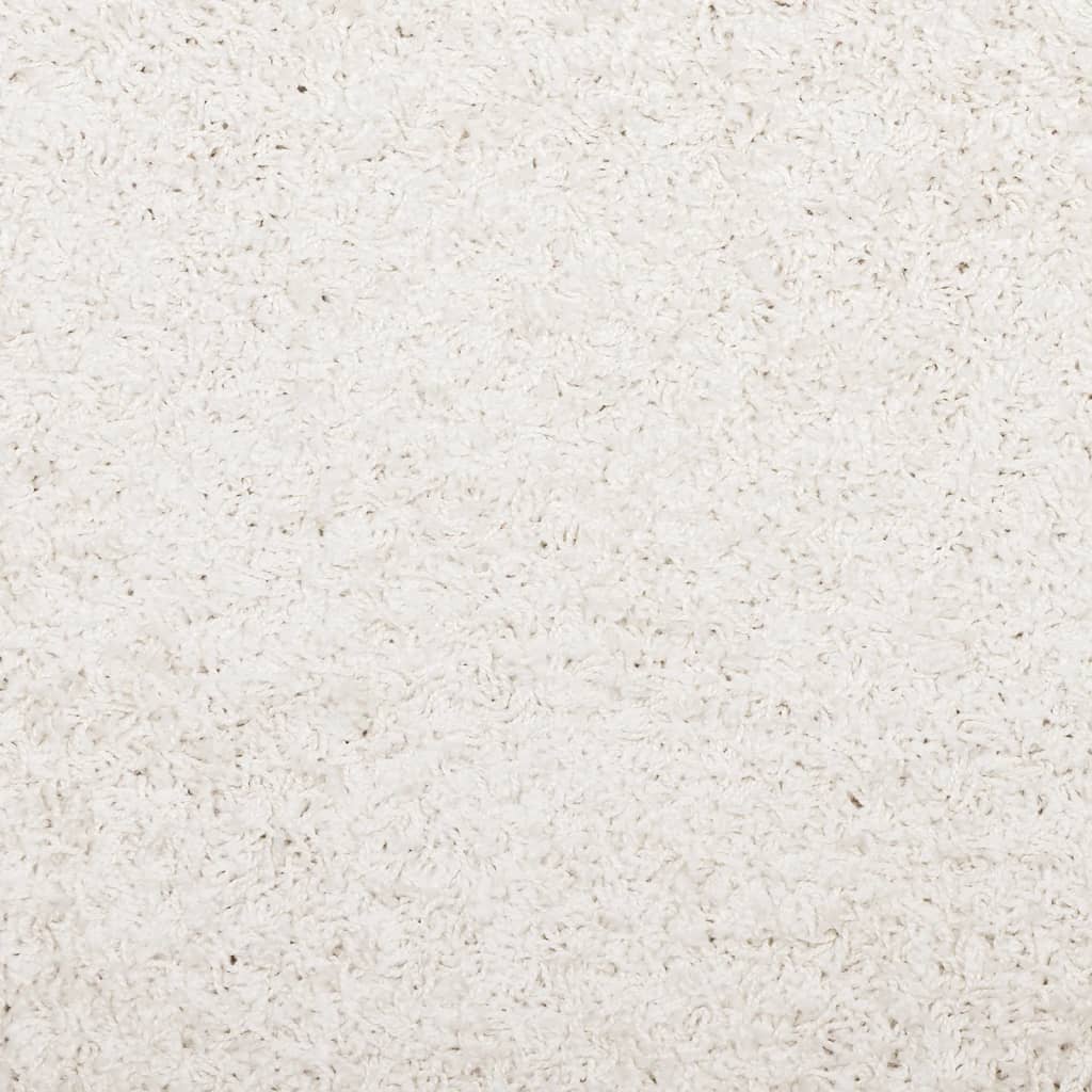 Alfombra Peluda De Pelo Largo Moderna Pamplona Crema Ø 200 Cm / Vetonek_4