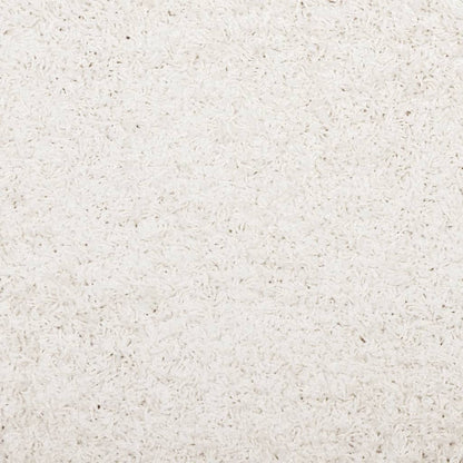 Alfombra Peluda De Pelo Largo Moderna Pamplona Crema Ø 200 Cm / Vetonek_4