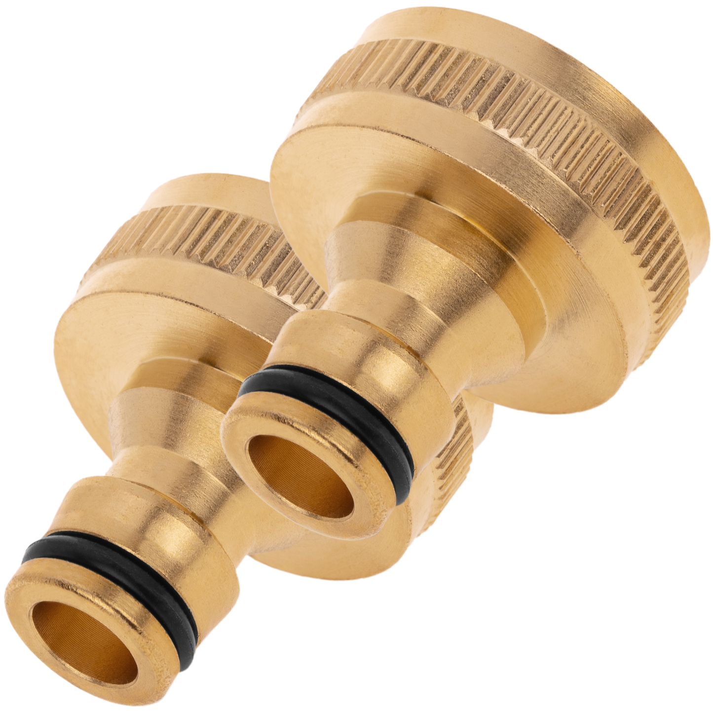 Pack De 2 Unidades Adaptador De Grifo Con Rosca Hembra De 1“ De Latón_0