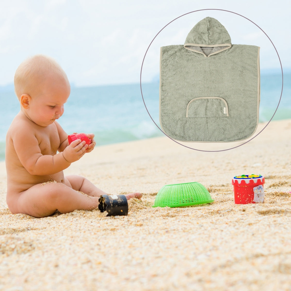 Trex Poncho Toalla De Baño Bebe 12-36m