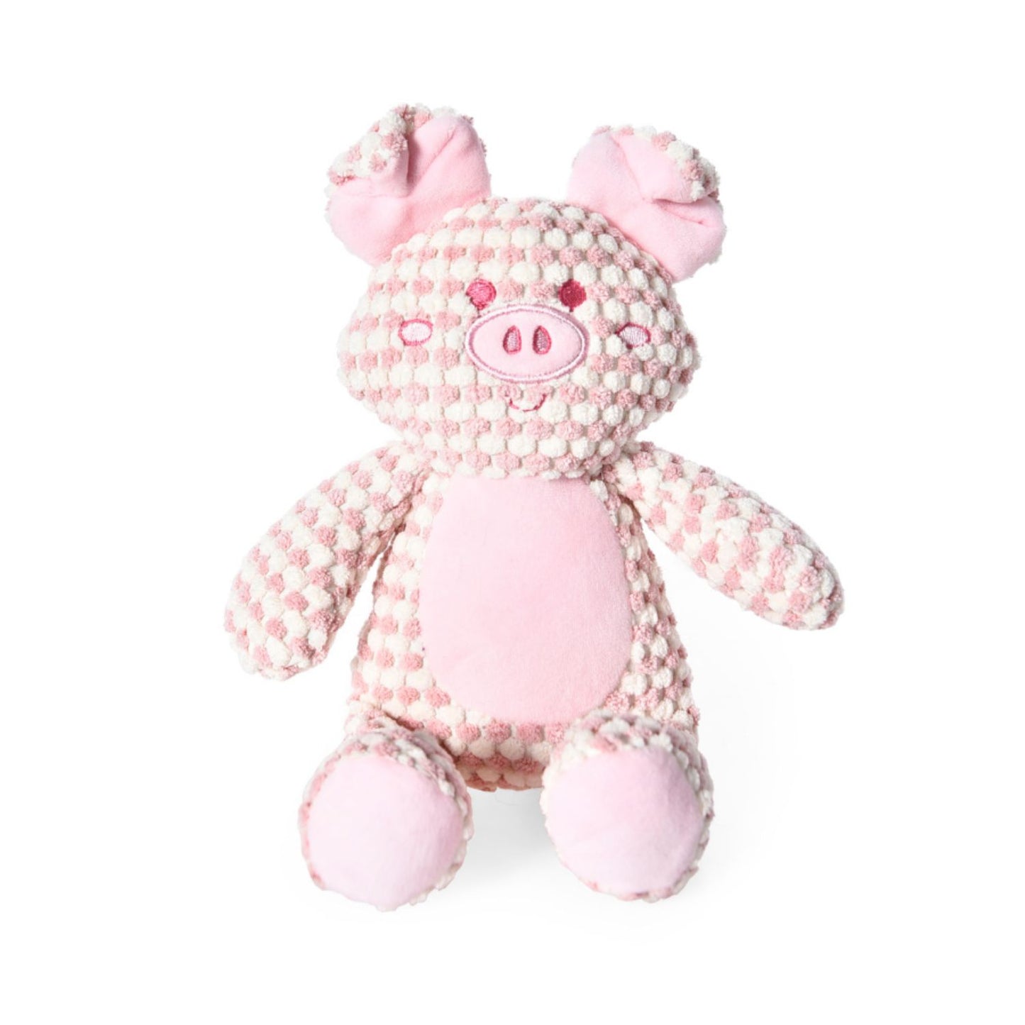 Juguete De Peluche Para Perro Wuapu Multitexturas, Diseño Cerdito De 19 X 24cm Con Sonido_0