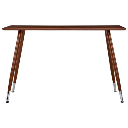 Mesa De Comedor Mdf Marrón 120x60x74 Cm_0