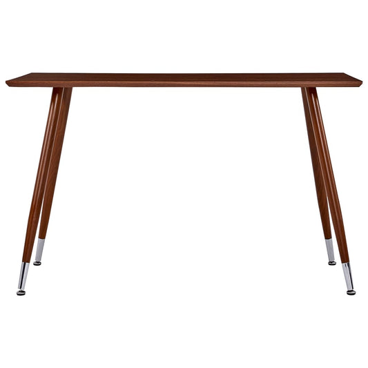 Mesa De Comedor Mdf Marrón 120x60x74 Cm_0