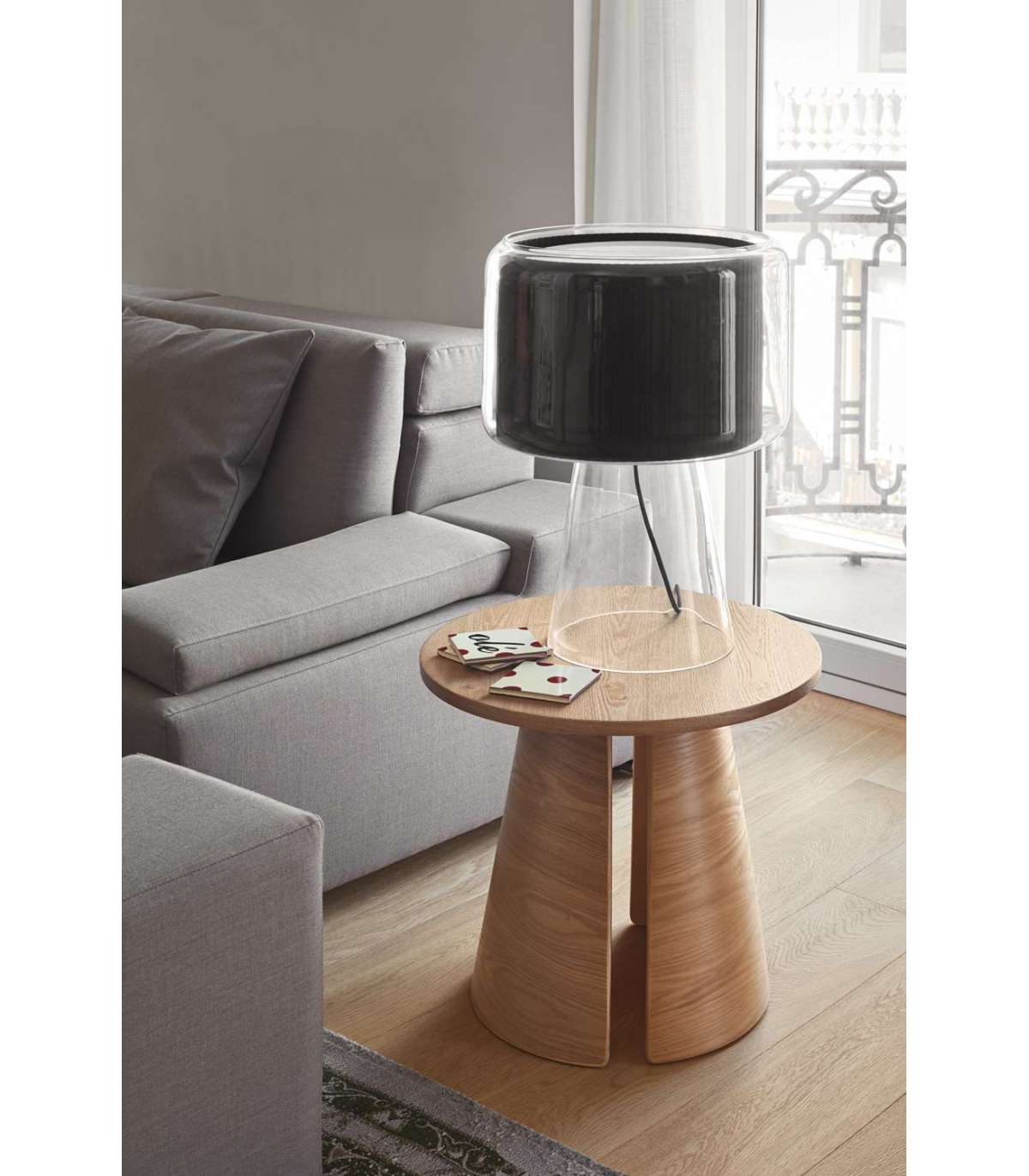 Mesa Auxiliar De Rincón Modelo Cep Acabado Natural, 50cm(ancho) 50.1cm(alto) 50cm (largo)_5