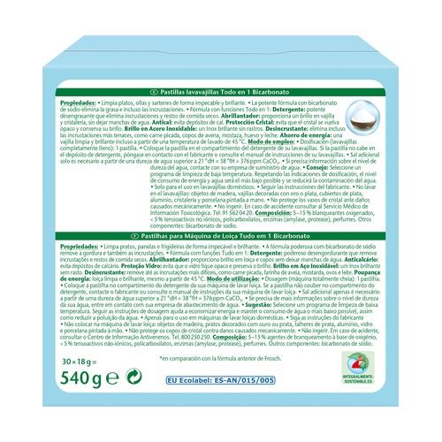 Pack Promo 2x Lavavajillas Frosch 30 pastillas