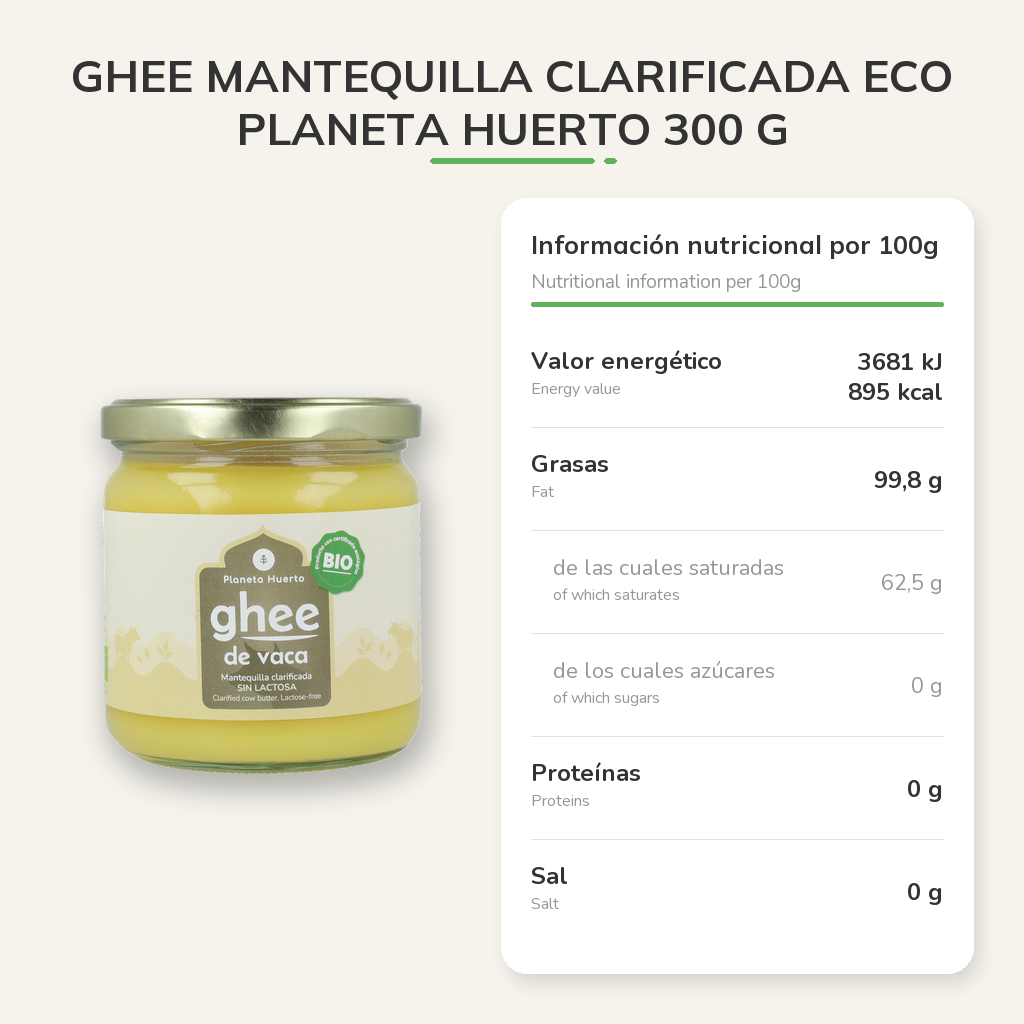 Información nutricional