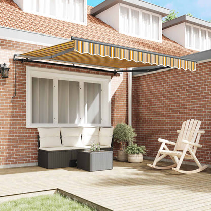 Toldo Retráctil Multicolor 350 X 250 Cm Poliéster Y Aluminio_2