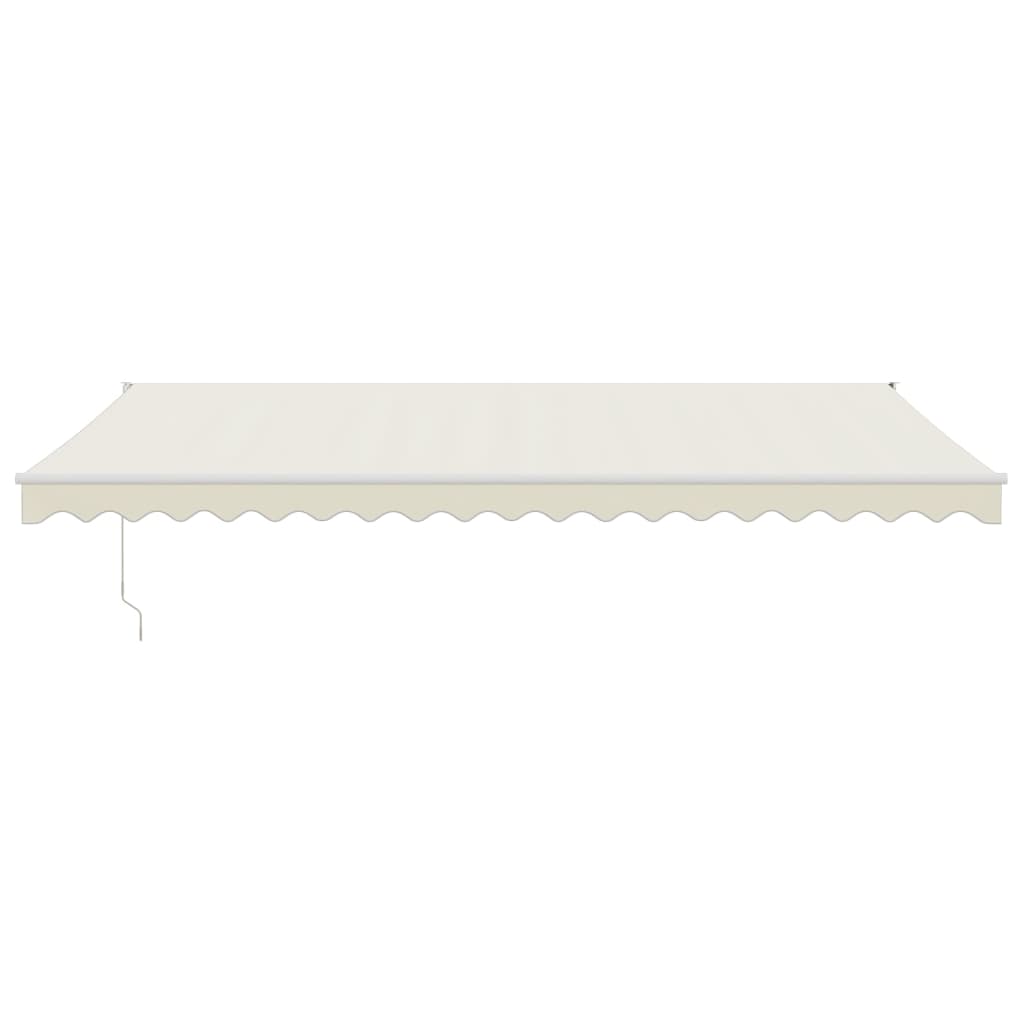 Toldo Retráctil Aluminio Y Tela Color Crema 5x3 M_2
